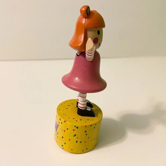 Vintage 1997 Marc Brown Arthur Sister DW Push Puppet Wooden Figure - Picture 6 of 9